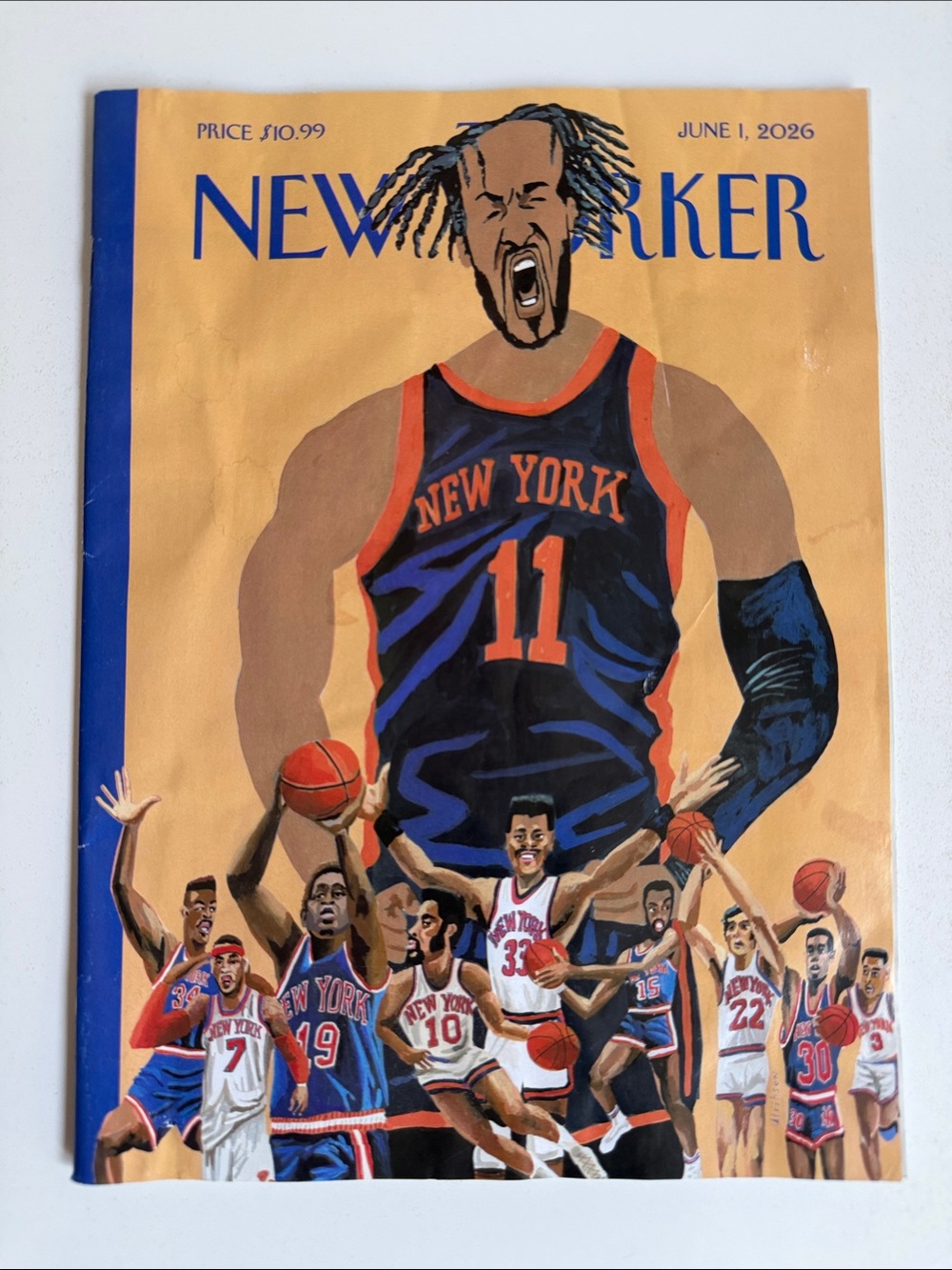 The New Yorker Magazine Jalen Brunson NY Knicks limited edition cover